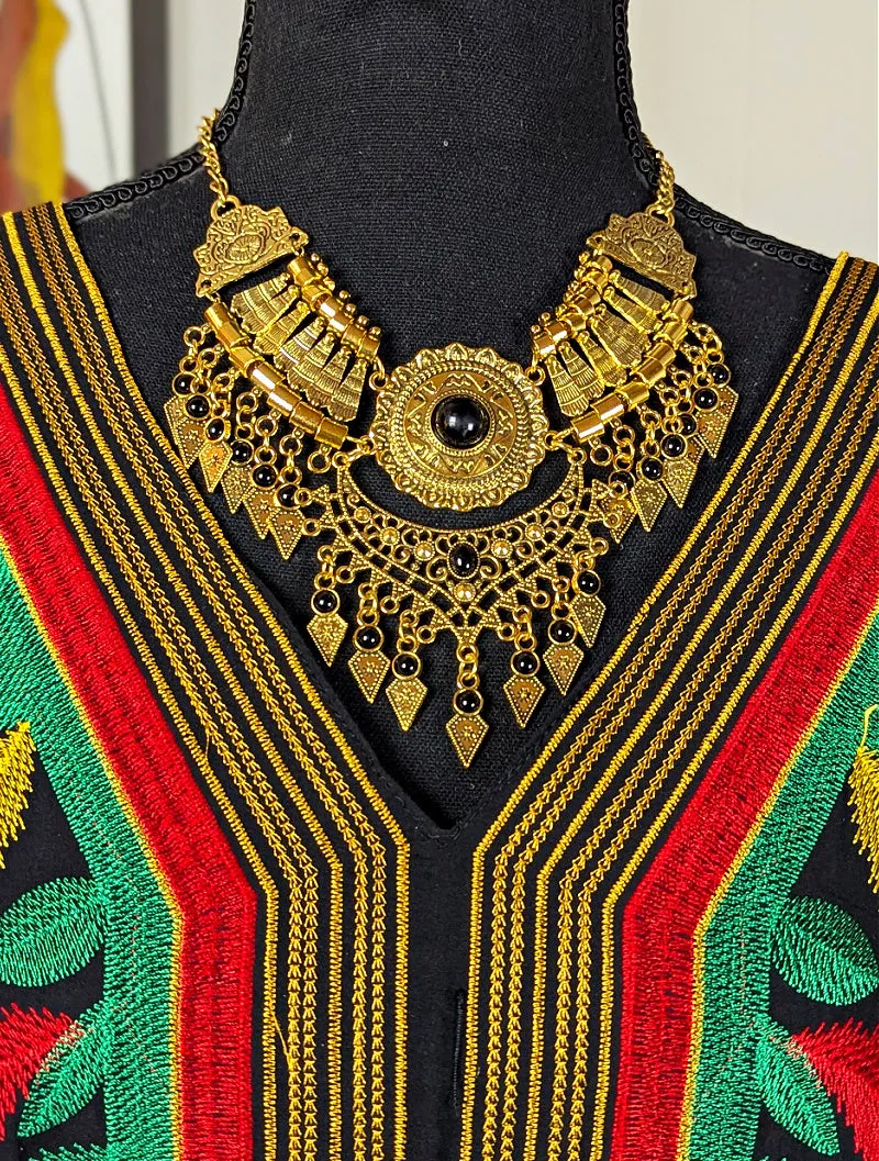 Nefertiti Golden Collar Necklace