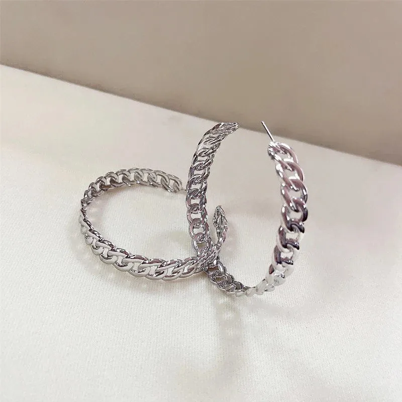 Nested Chains Earring - Fluffy