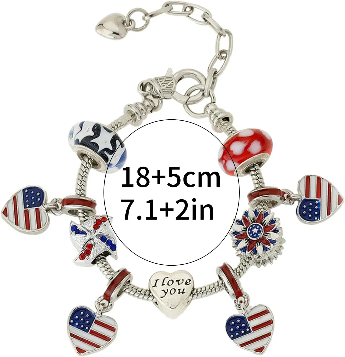 Ocean Charm Beaded Bracelet Small Fish Sea Turtle Octopus Dolphin Shell Starfish Tropical Marine Life Charm for Women Beach Vacation Jewelry Bracelet