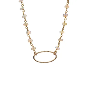 Opal Oval Necklace