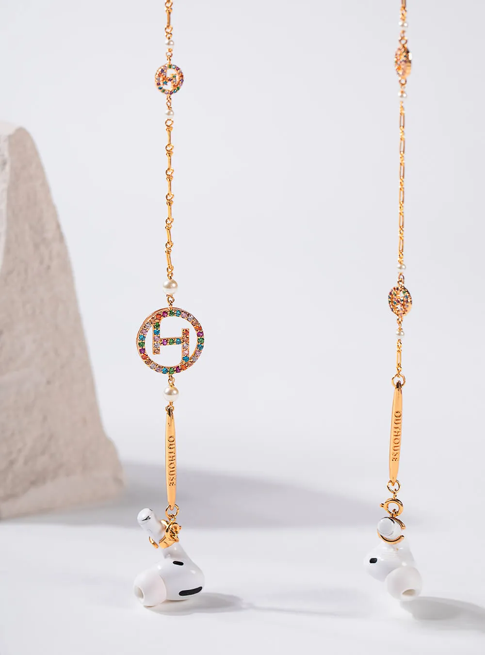 Outhouse   -   Le Lien The Livin La Vida Monogram Lanyard