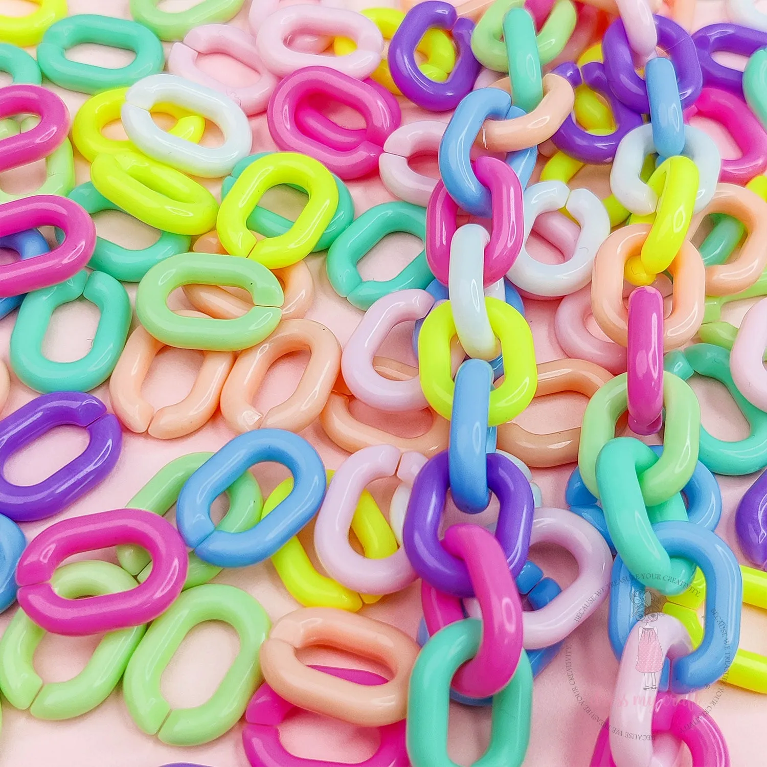 Oval DIY Chain Loops - Small