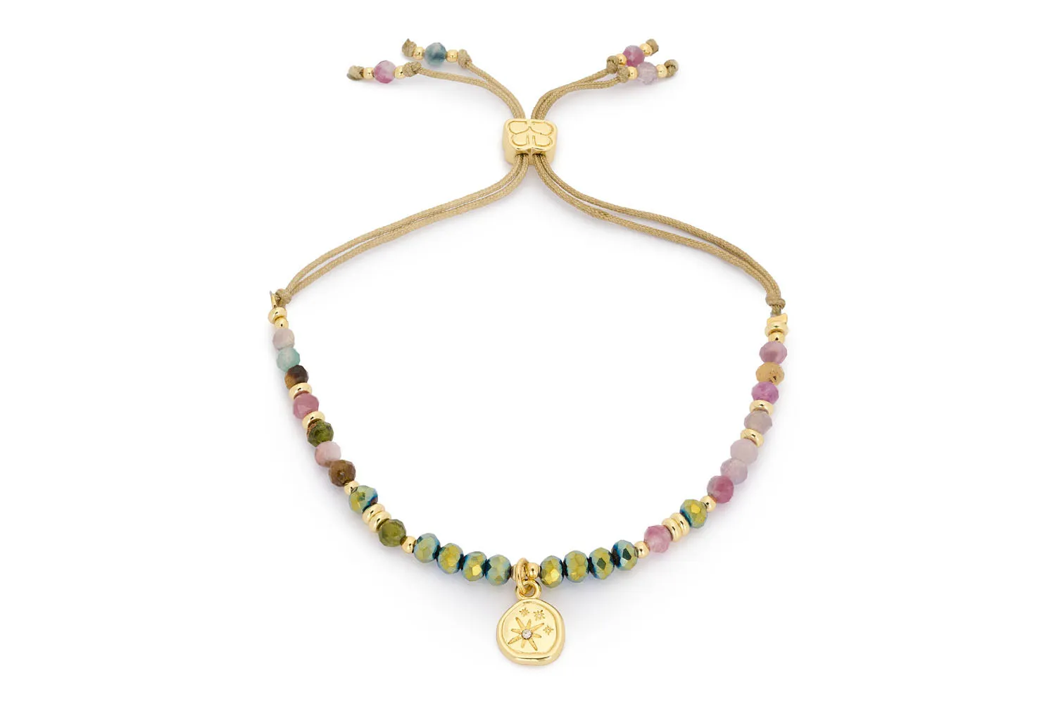 Pamban Gold & Tourmaline Stacking Bracelets