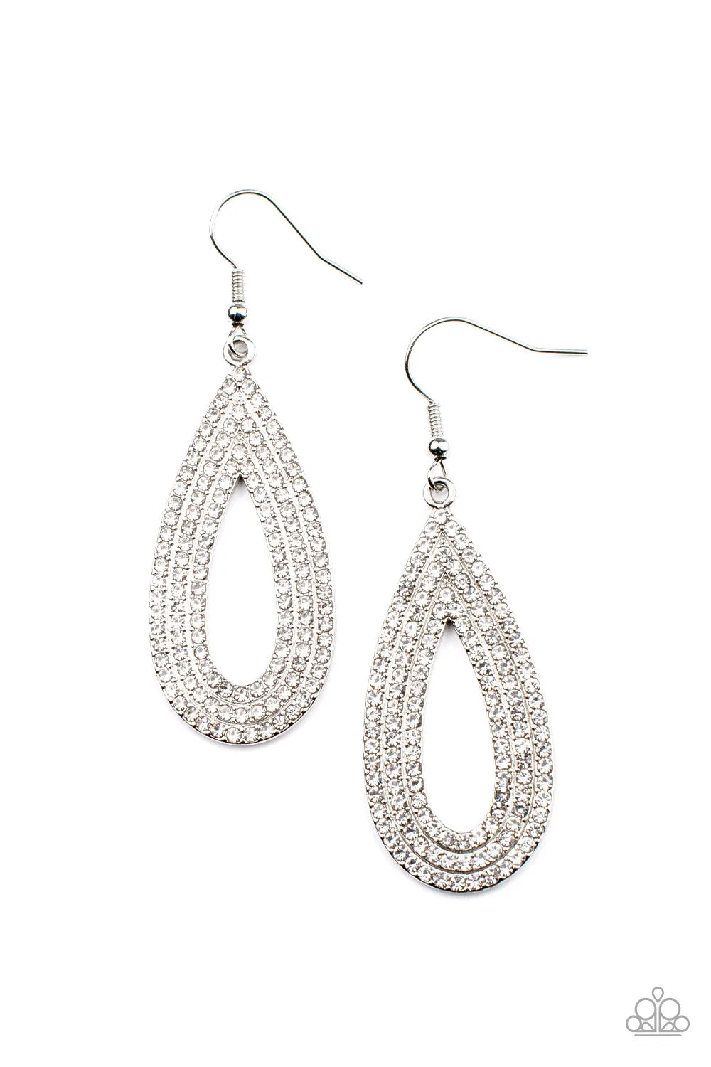 Paparazzi Exquisite Exaggeration - Gold Earring  P5RE-GDXX-236XX