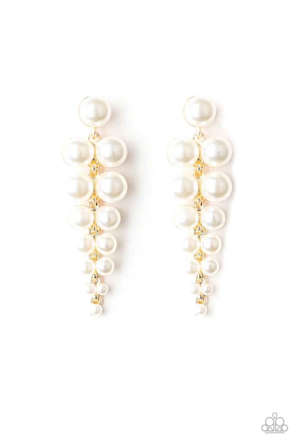 Paparazzi Totally Tribeca - Gold Earrings