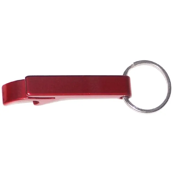 Personalized Deluxe Aluminum Can and Bottle Opener Keychain