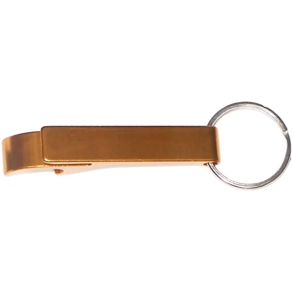 Personalized Deluxe Aluminum Can and Bottle Opener Keychain