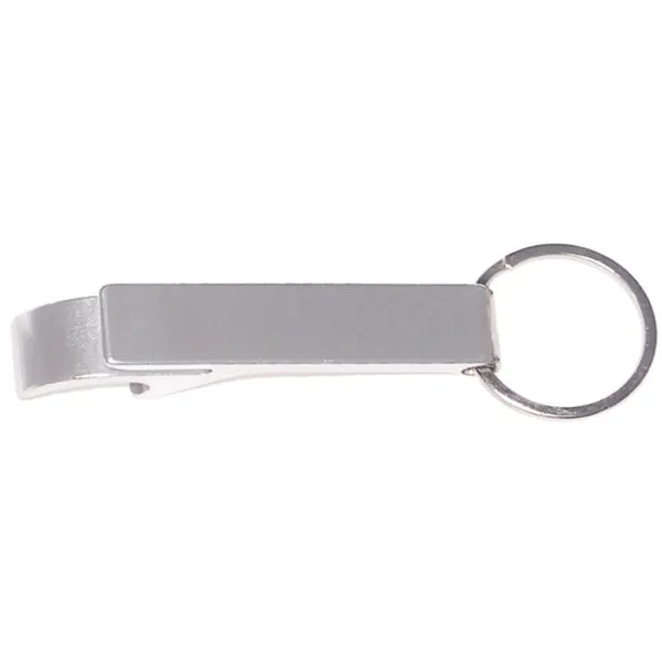 Personalized Deluxe Aluminum Can and Bottle Opener Keychain