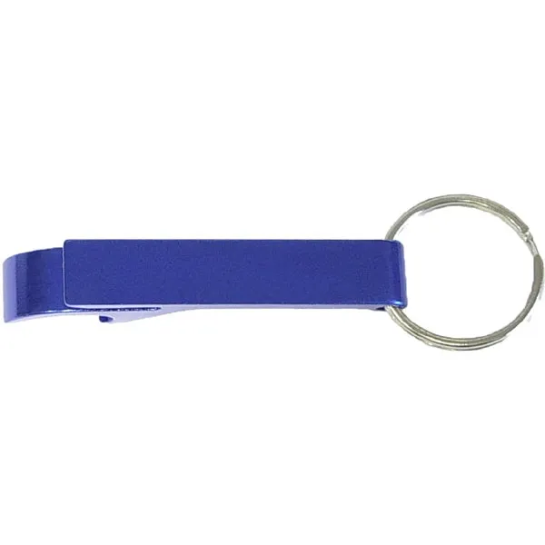 Personalized Deluxe Aluminum Can and Bottle Opener Keychain