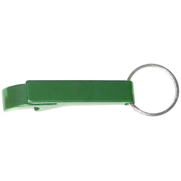 Personalized Deluxe Aluminum Can and Bottle Opener Keychain