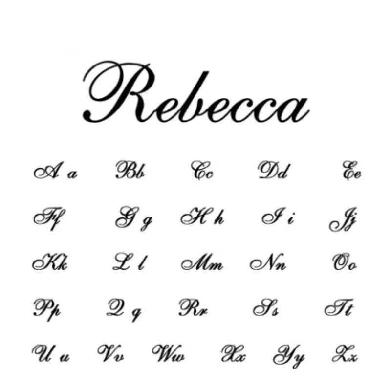 Personalized Fashionable Stainless Steel Name Rings
