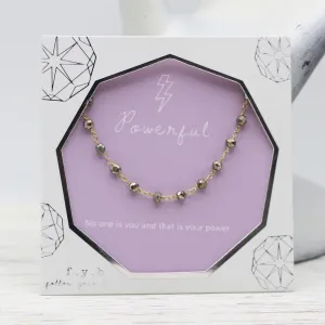 Powerful ~ Wish Choker ~ Pyrite