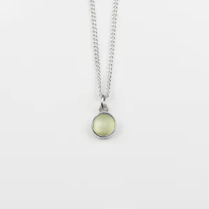 Prehnite Single Gemstone Pendant