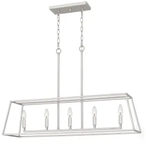 Prescott - Island 5 lights brushed nickel - PRC536BN