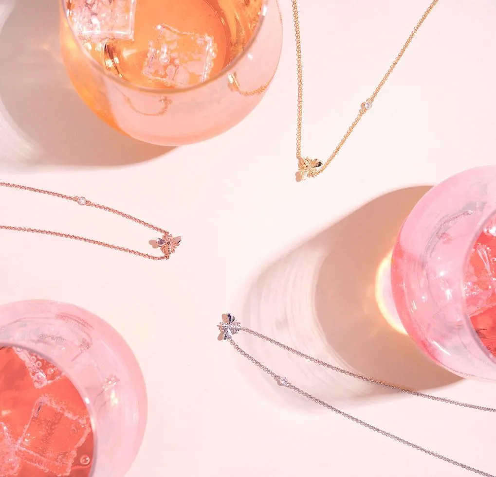 Queen Bee Necklace Gold