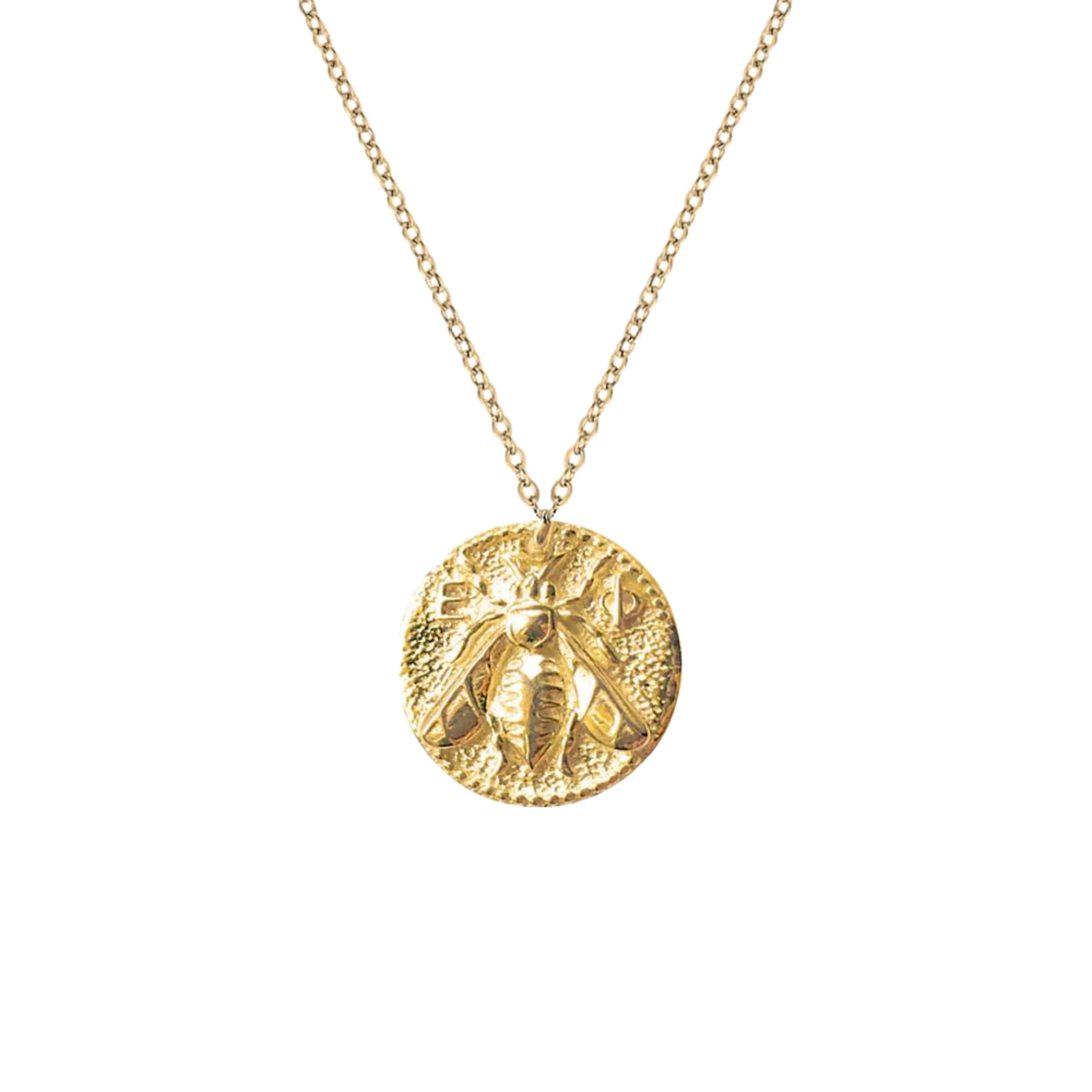 Queen Bee Necklace Gold