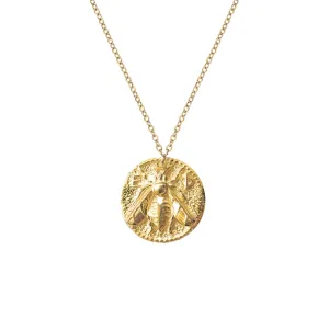 Queen Bee Necklace Gold