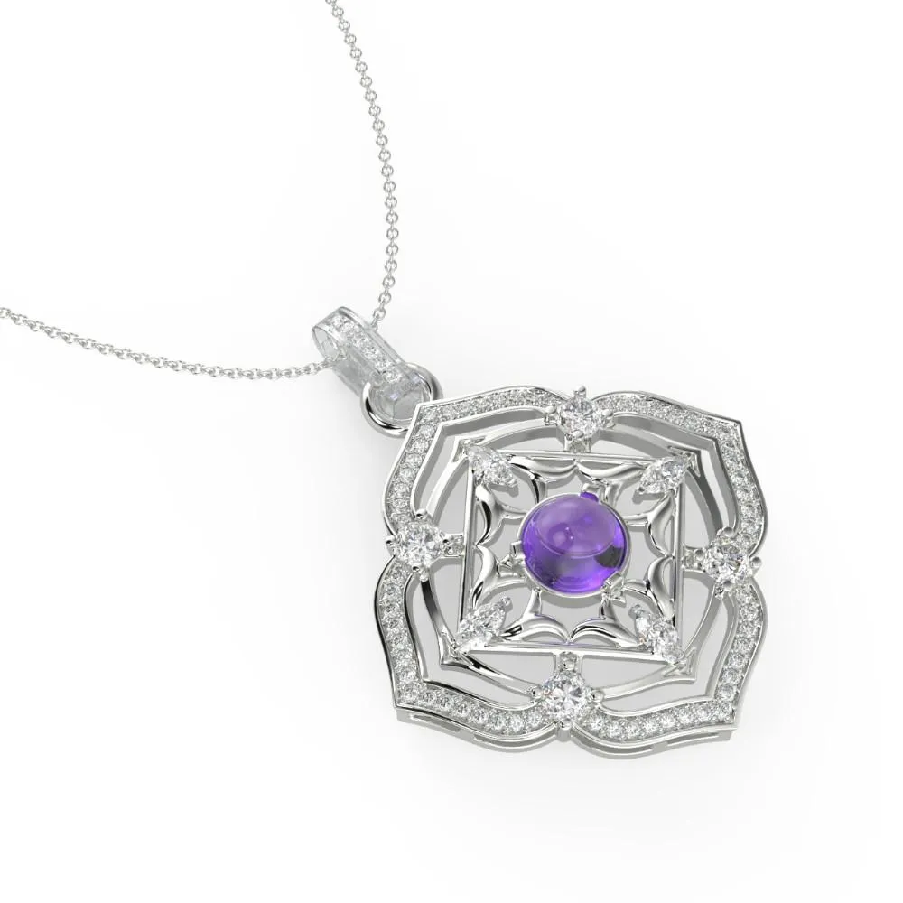 Regal Amethyst Necklace