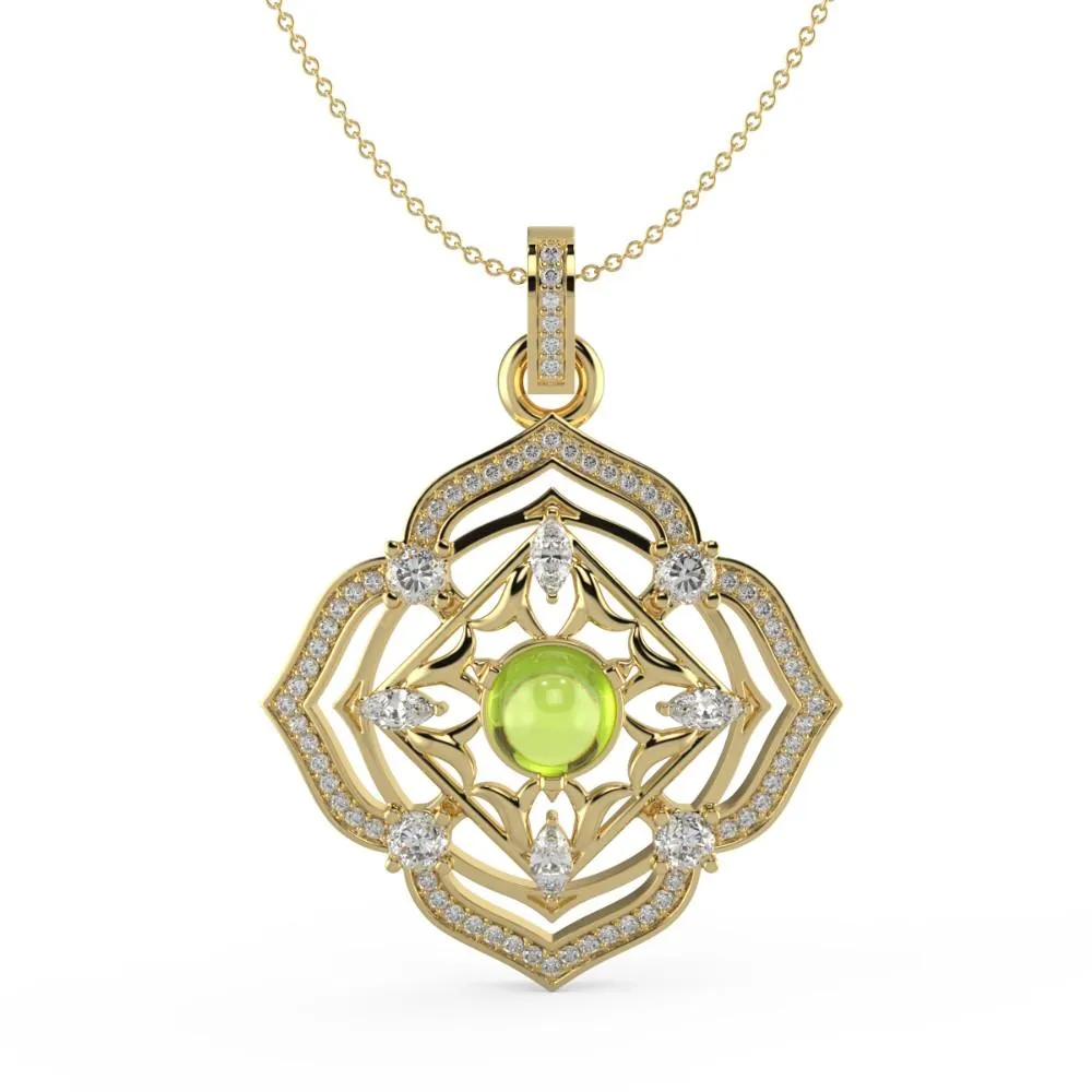 Regal Peridot Necklace