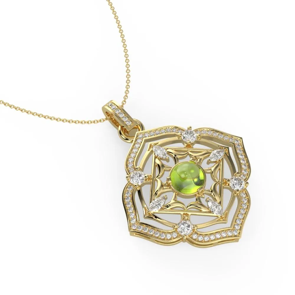 Regal Peridot Necklace