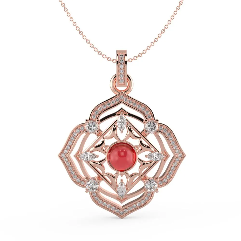 Regal Rhodolite Necklace