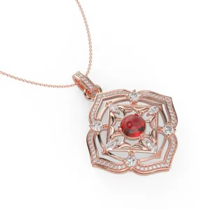 Regal Rhodolite Necklace