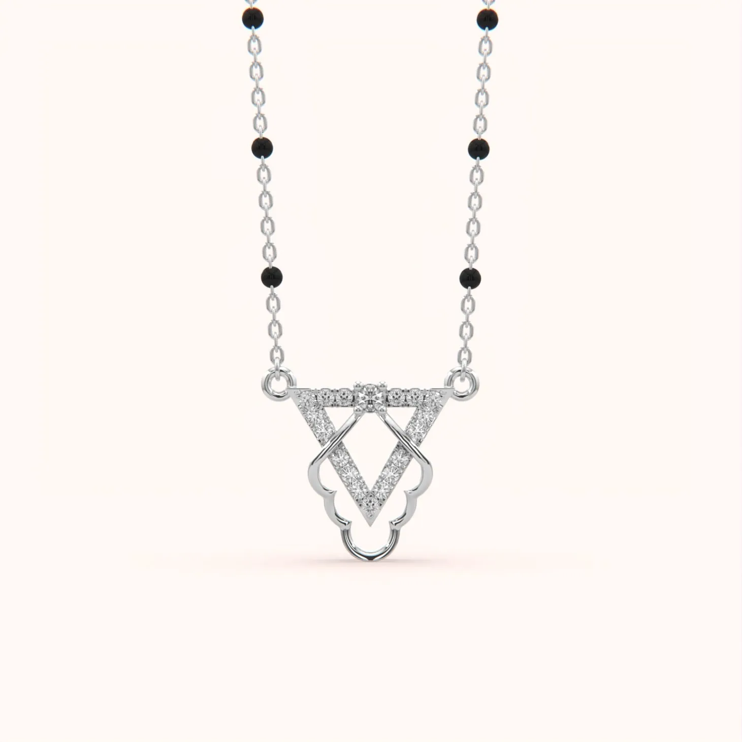 Regal Vow Silver Mangalsutra