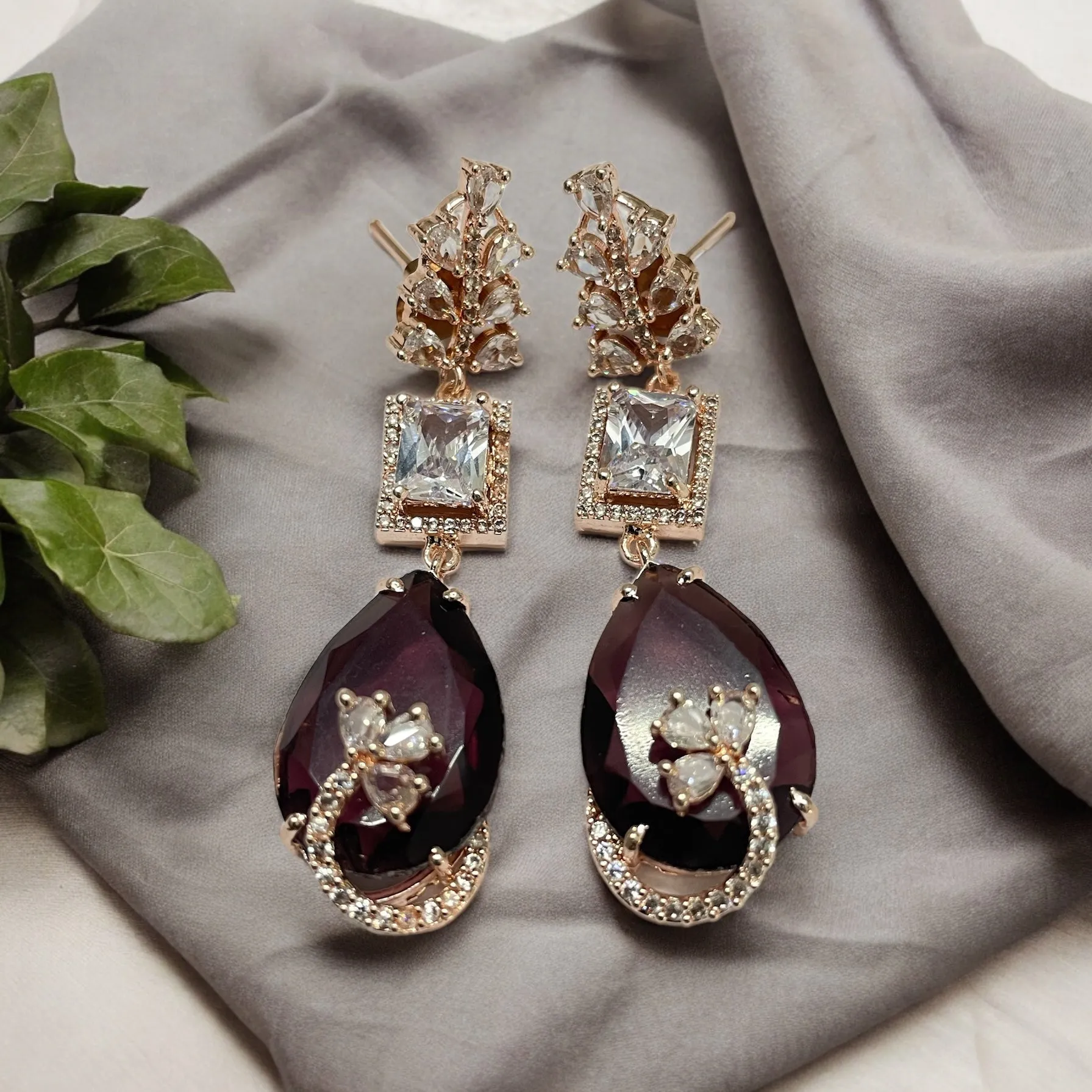 Rose Quartz Elegance Earrings