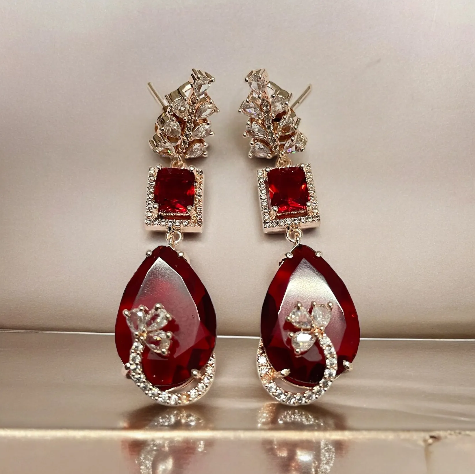 Rose Quartz Elegance Earrings