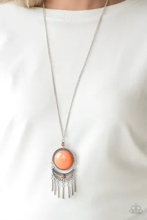 Rural Rustler - Orange - Necklace