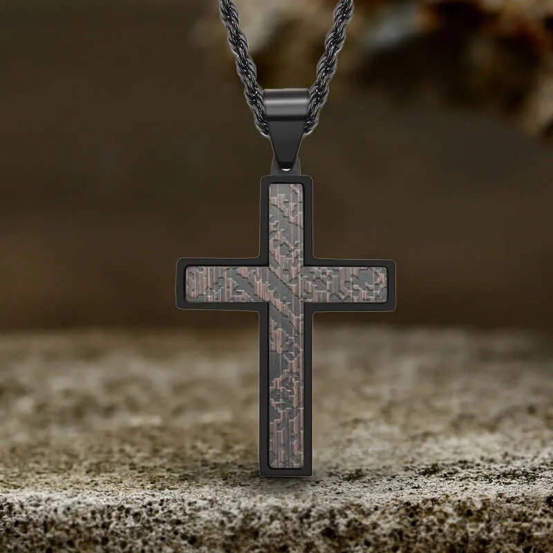 Simple Cross Stainless Steel Christian Pendant