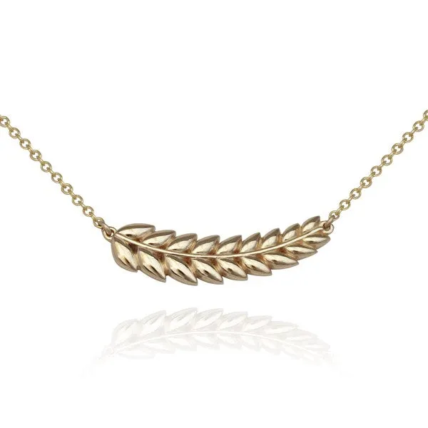 Single Laurel Necklace