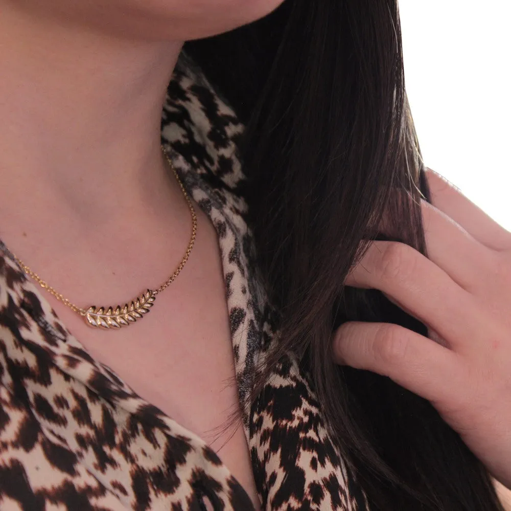 Single Laurel Necklace