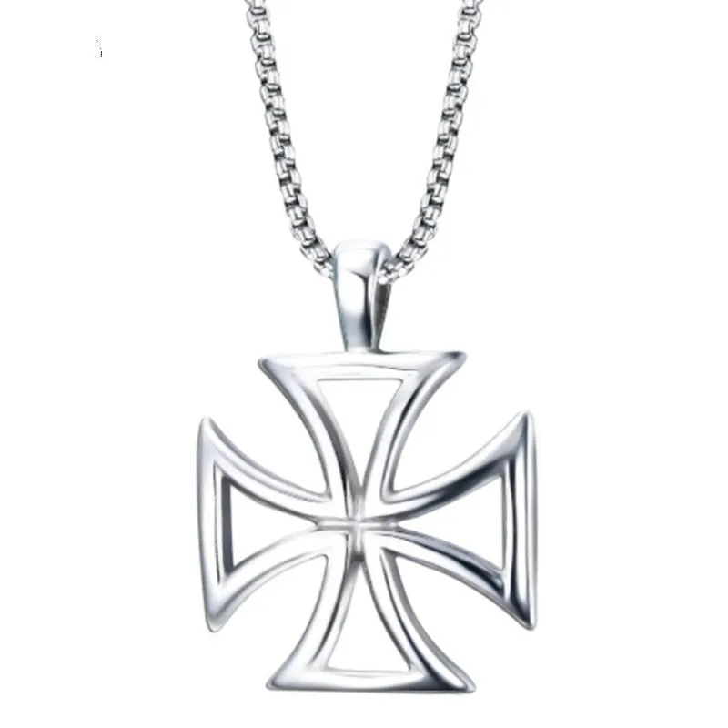 Square Cross Necklace