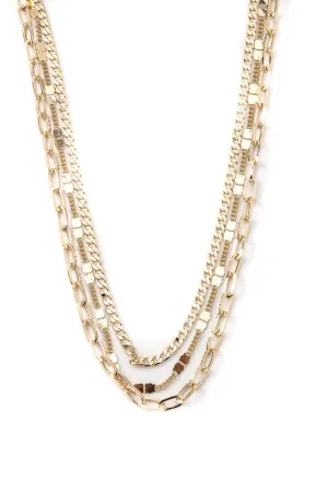 Stacy Three Layered Chain Necklace