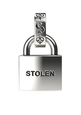 Stolen Padlock Charm