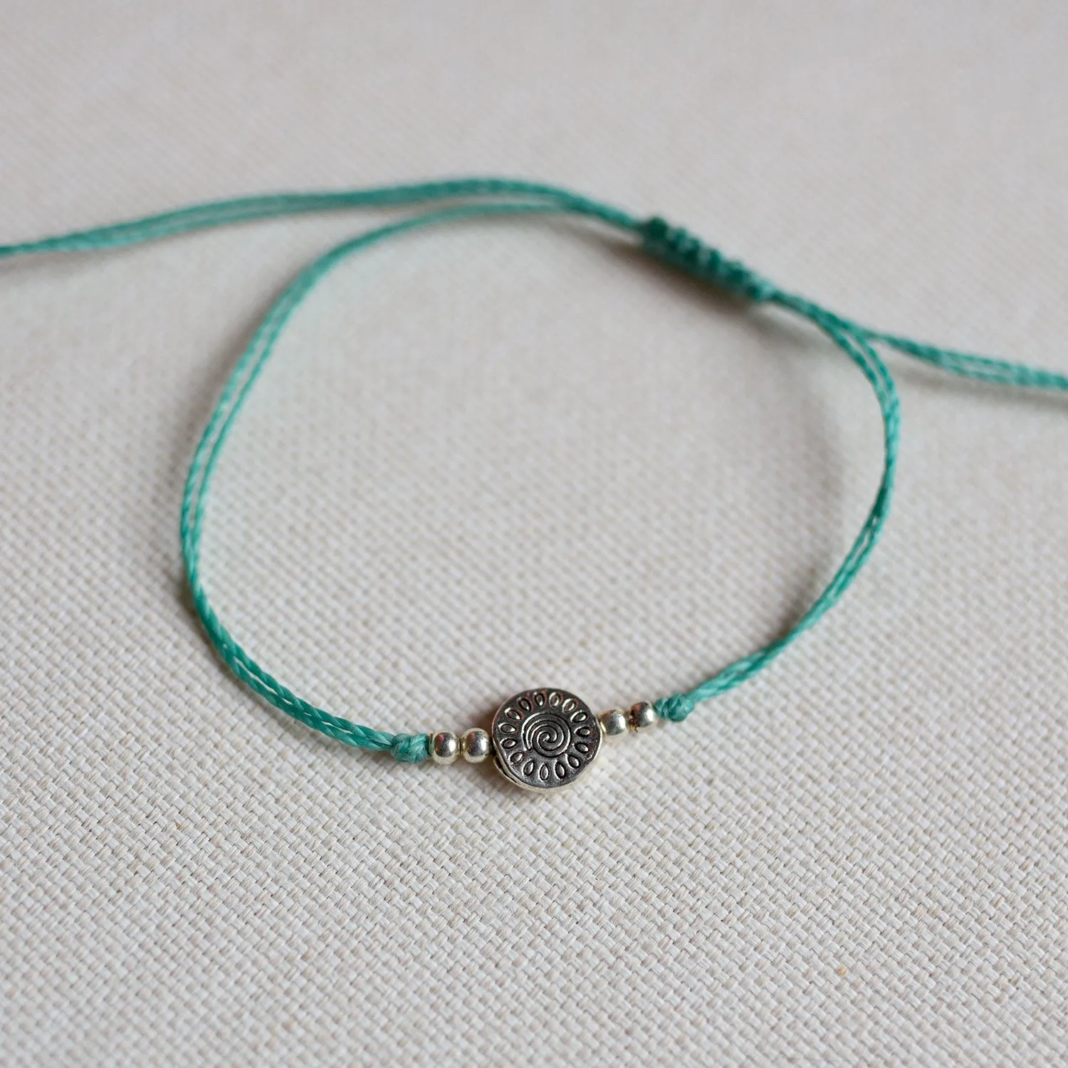 Sun String Charm Bracelet