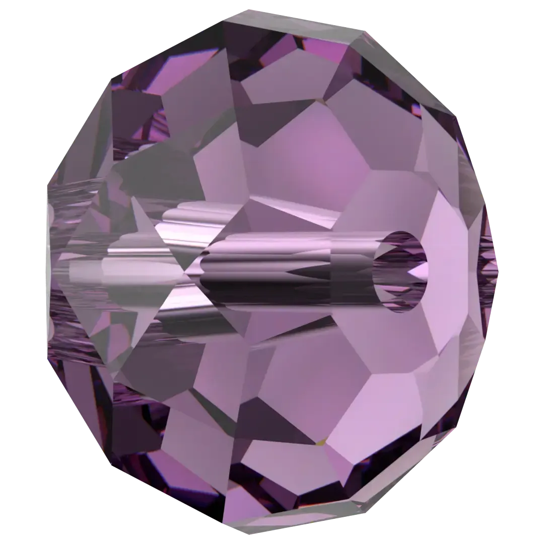Swarovski Crystal Beads Briolette (5040) Amethyst
