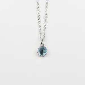 Swiss Blue Topaz Single Gemstone Pendant
