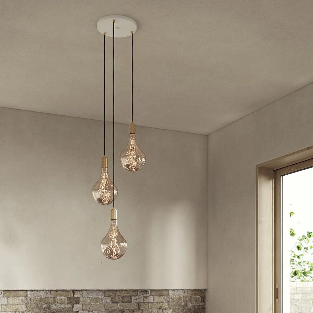 Tala Brass Triple Pendant