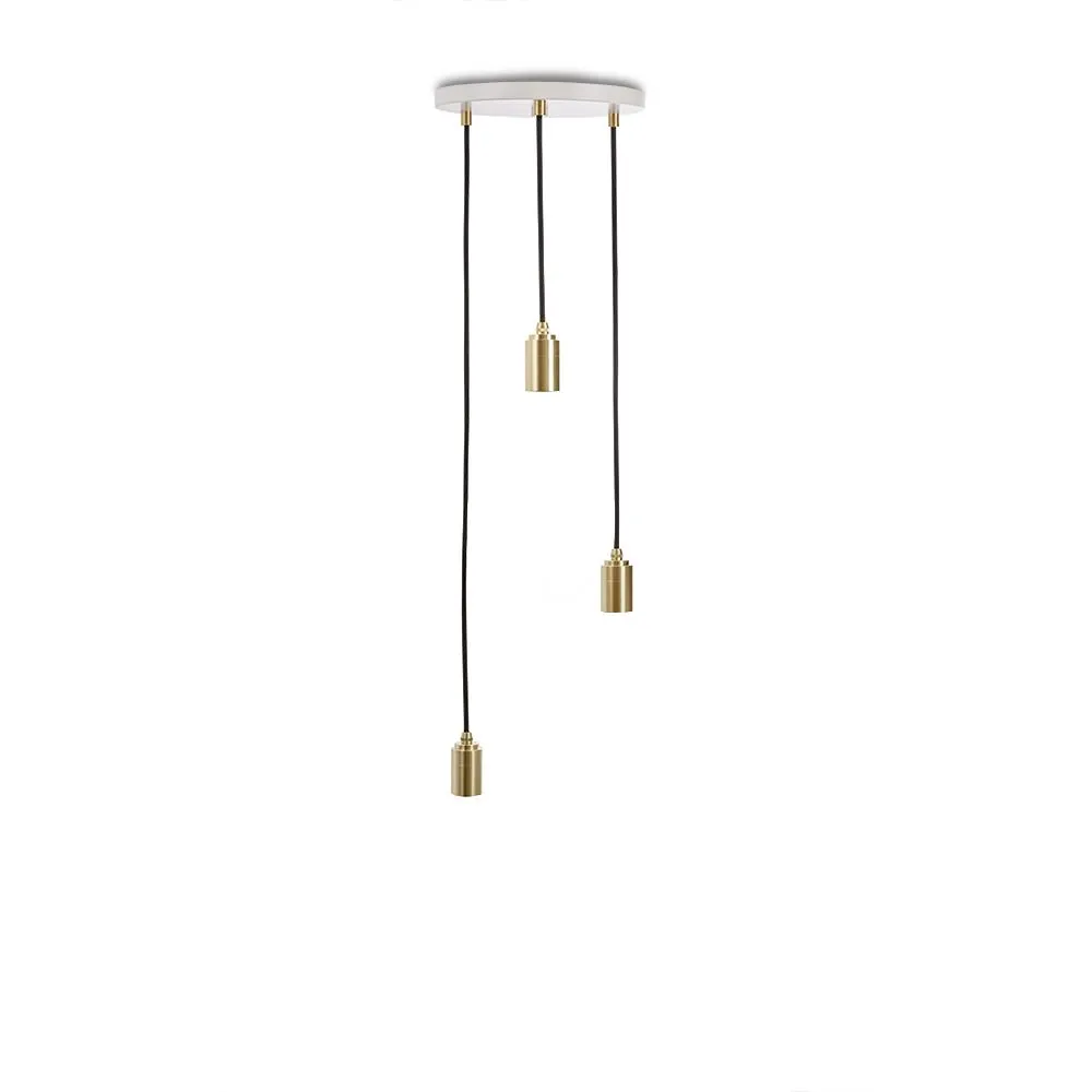 Tala Brass Triple Pendant