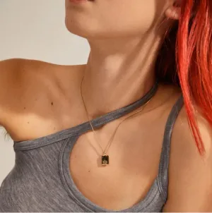 Thankful Square Pendant