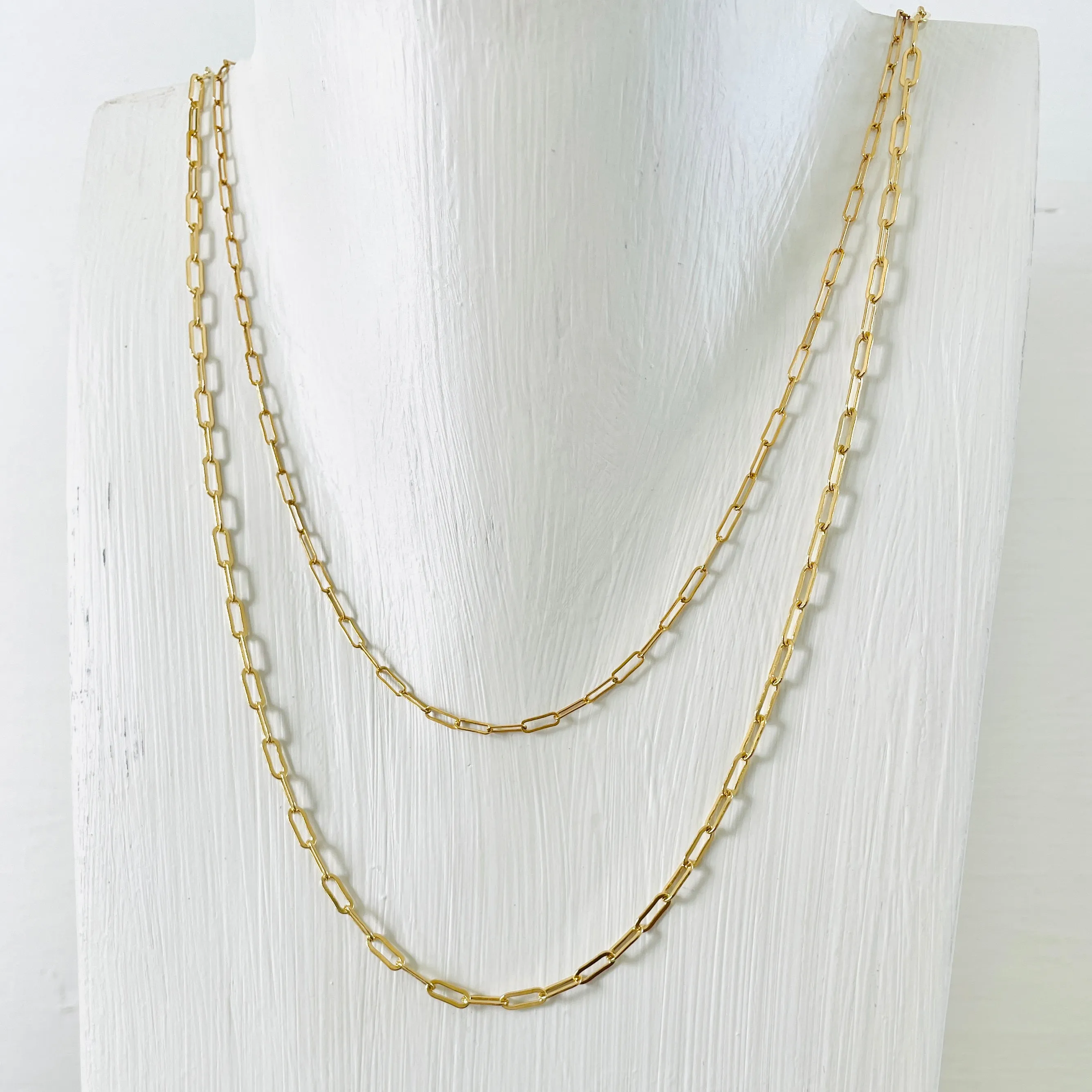 The Goldie Paperclip Chains