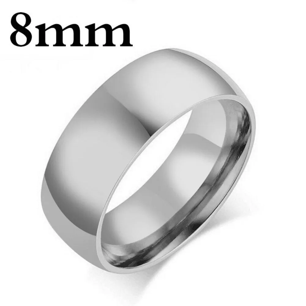 unisex couple lovers personalised engraved rings everyday jewelry ✈️ free.shipping