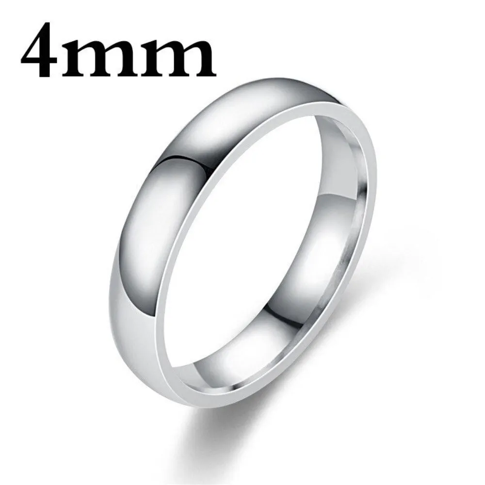 unisex couple lovers personalised engraved rings everyday jewelry ✈️ free.shipping