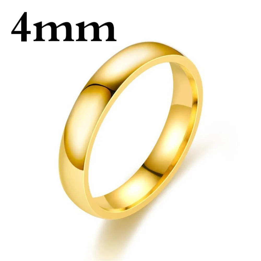 unisex couple lovers personalised engraved rings everyday jewelry ✈️ free.shipping