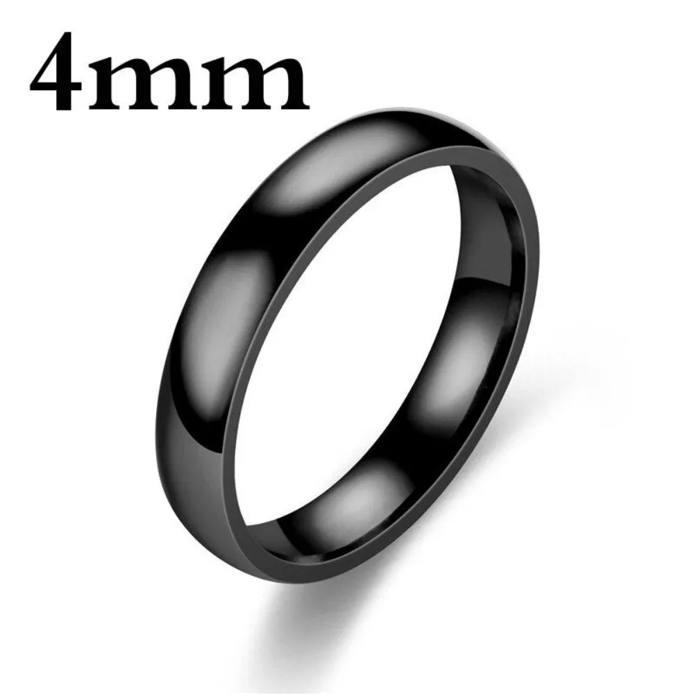 unisex couple lovers personalised engraved rings everyday jewelry ✈️ free.shipping