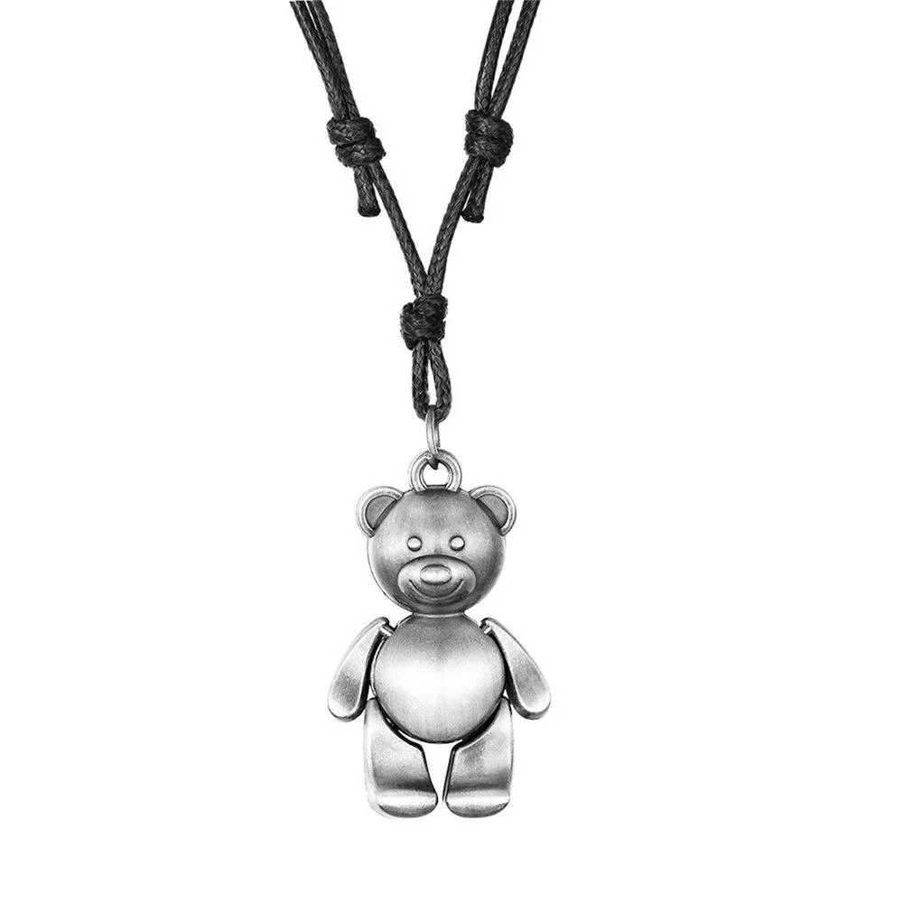 Unisex Leather Boxing Gloves Pendant Necklaces