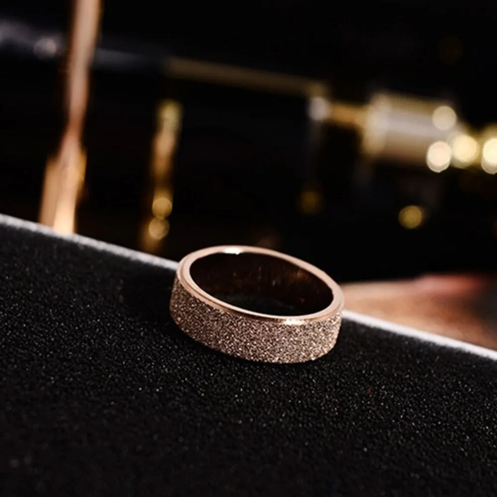 unisex personalised rings silver rose goldcolor lovers couple rings ✈️ free.shipping