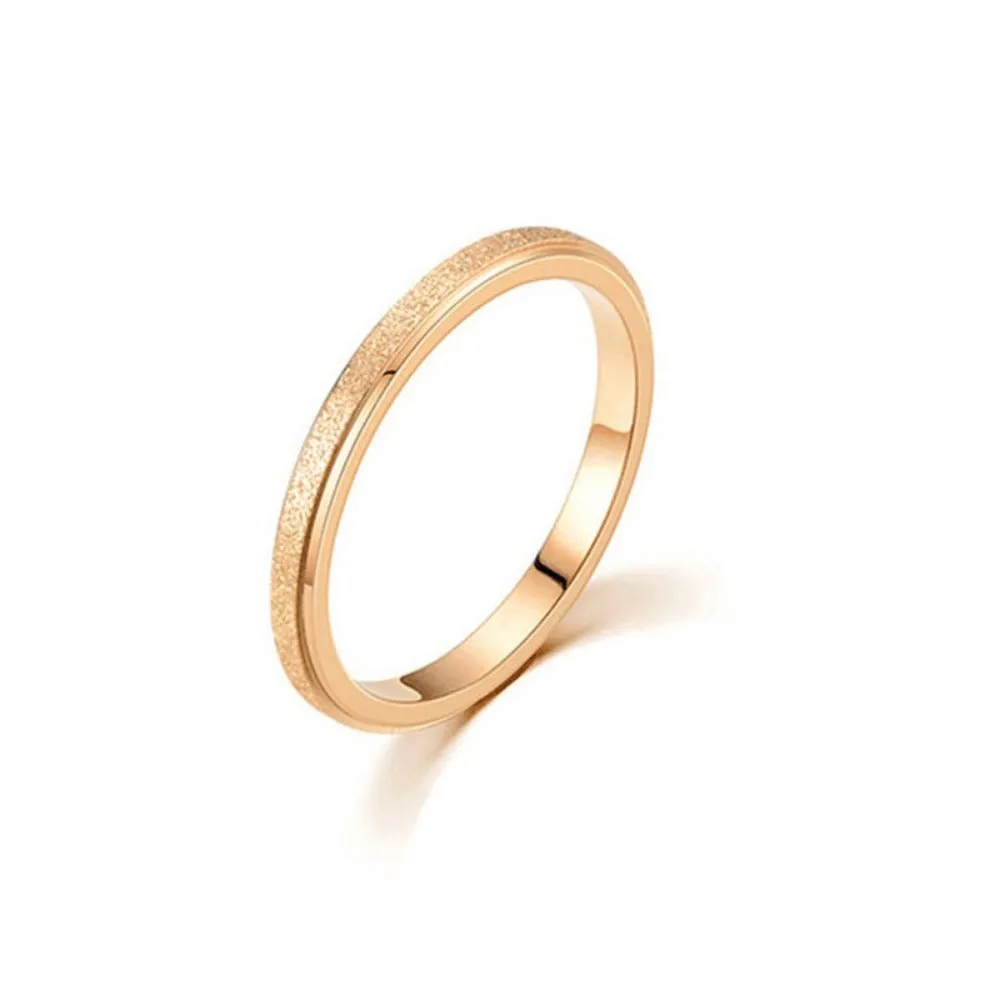 unisex personalised rings silver rose goldcolor lovers couple rings ✈️ free.shipping